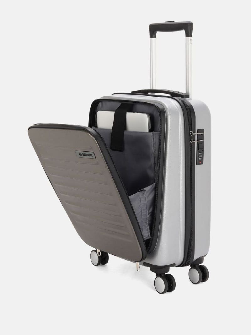 WROGN Unisex Kangaroo Hard Sided Cabin Trolley