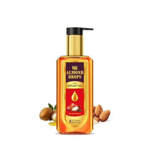 Bajaj Almond Drops Non Sticky Hair Oil With Almond and Argan...