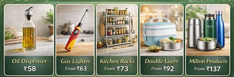 🔥  Shopsy Loot : Upgrade Your Kitchen From ₹58