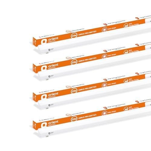 Orient Electric Grace Pro 20W LED Batten| 2000 lumens Bright...