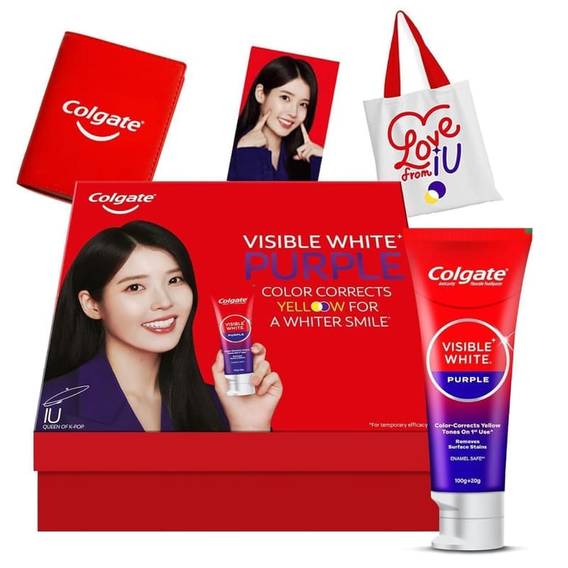 🔥🔥Colgate Visible White Purple X IU Limited Edition Kit