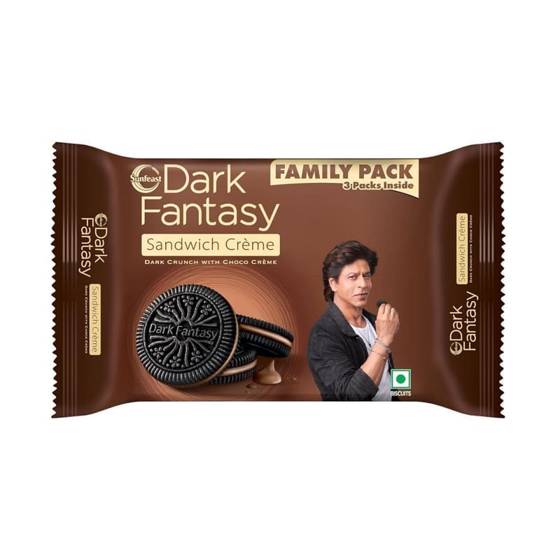 🔥🔥Sunfeast Dark Fantasy Choco Creme Dark Crunch with Smooth Creme, 249 g/ 277.5 g