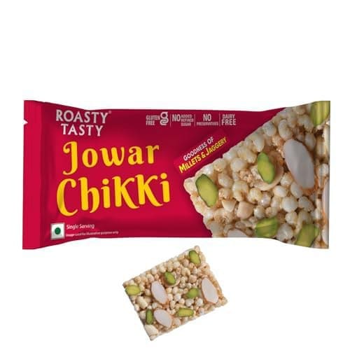 Roasty Tasty Jowar Chikki | Millet Chikki Bars | Peanut Chik...
