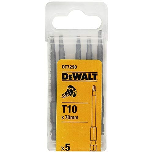 DEWALT DT7290-QZ 70mm T10 Torx Head Screwdriving Bits (Pack ...