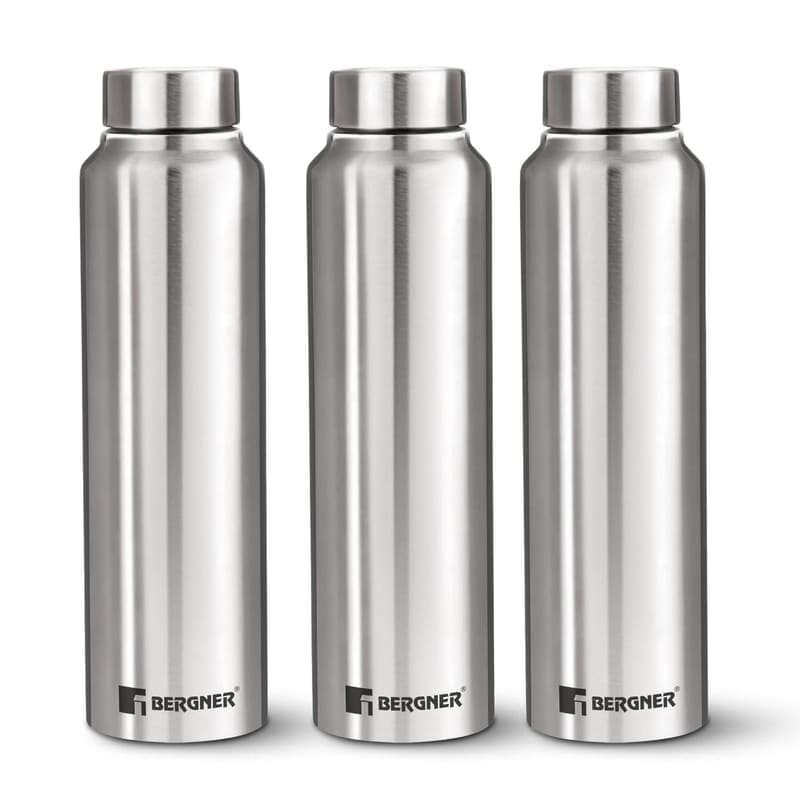 🔥🔥Bergner Walking Stainless Steel 3 Pcs (1000ml Each) Set Of 3