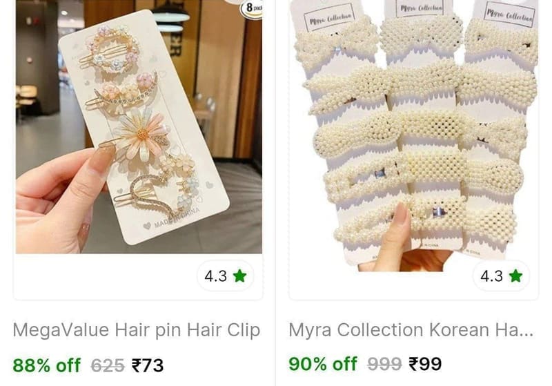 💥 Hair Accessories Under ₹99