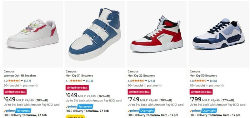 Campus Shoes from 649