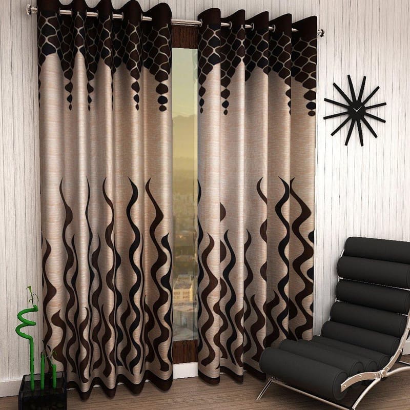 🔥🔥Home Sizzler 2 Piece Window Curtains - 5 Feet