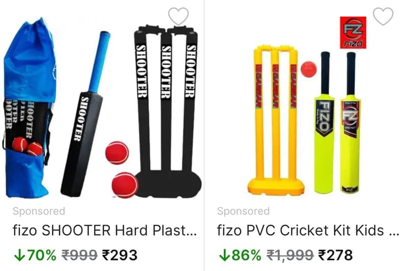 GRAB : Minimum 50% Off On Cricket Accessories.