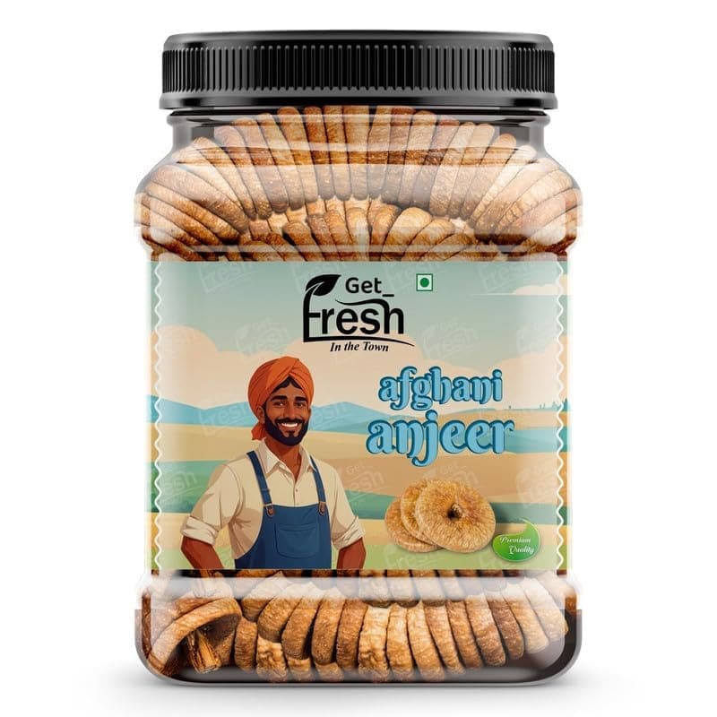 Get Fresh Afghani Anjeer 1kg | Medium Size Dry Figs Rich Sou...