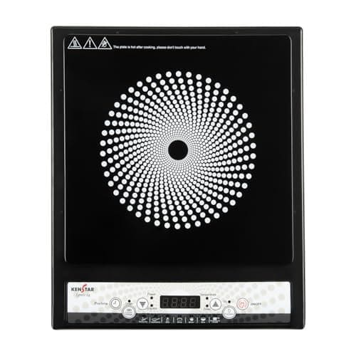 Kenstar 1400 W Induction Cooktop Push Button (Black, IGNIS 1...
