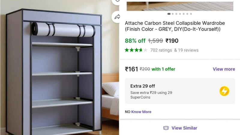 🔥D.I.Y Wardrobe @₹190