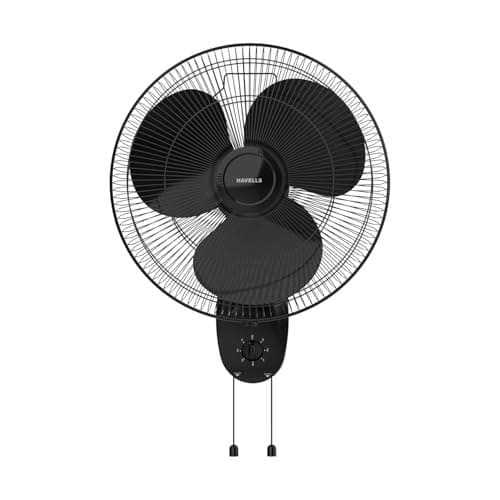 Havells Gatik Pro 400mm Wall Mount Fan|RPM: 1350|Double stri...