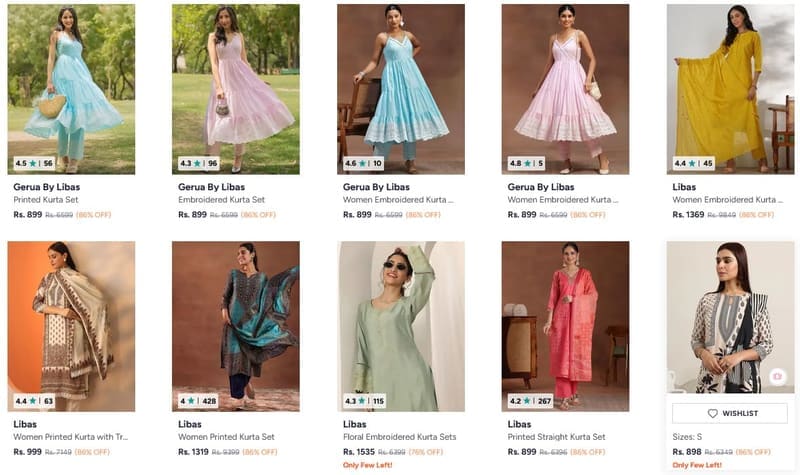 🔥 Myntra Loot – Libas Women's Ethnic Wear 👗✨