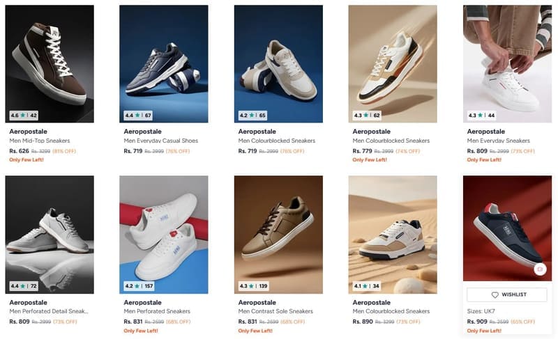 🔥 Myntra Loot – Aeropostale Shoes 👟🔥