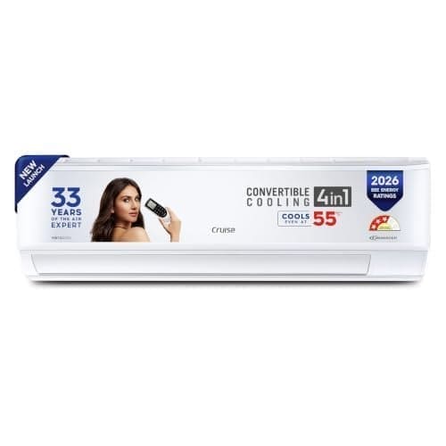 Cruise 2 Ton 3 Star Inverter Split AC (CWCVBM-VQ1D243, White...