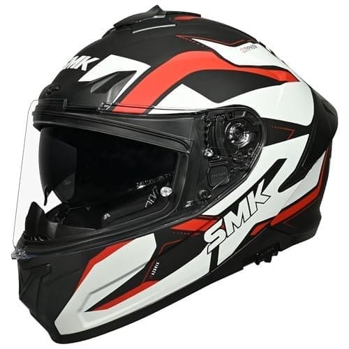 SMK Typhoon Azonix ISI, DOT & ECE 06 Certified Helmet with D...