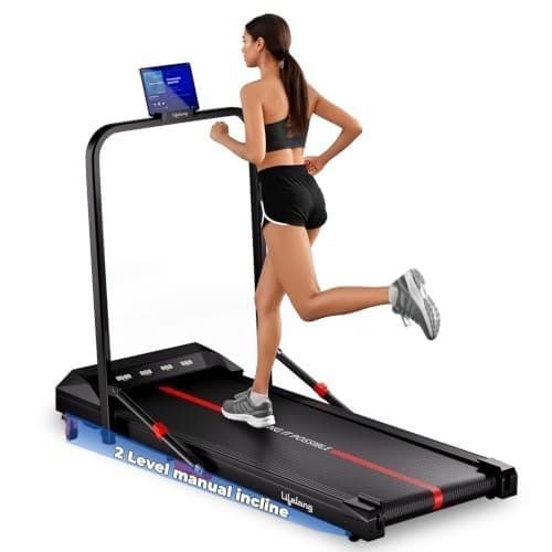 🛒 Lifelong 4.5HP Walking Pad Treadmill | Max Speed 10 km/h | LED Display | Under Desk Treadmill Foldable | Walking Pad for Home Gym | Gym Equipment for Home Workout | 100 kg Capacity