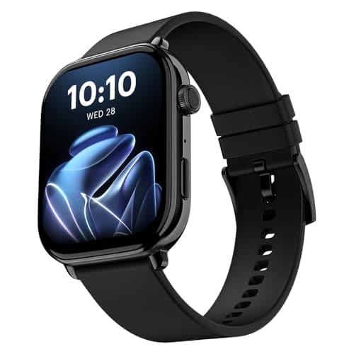 🛒 Noise Pulse 4 Max Smart Watch with AI Create (India's 1st Ever with Unlimited Watch Faces), AI Search, 1.96" AMOLED Display, Functional Crown, Premium Metallic Finish, Health Suite (Jet Black)