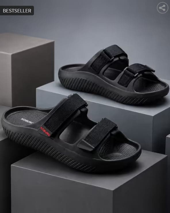 🔥 KOBURG Men's Double Strap Sandals 🩴✨
