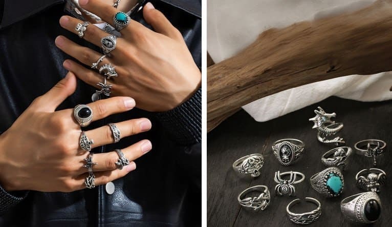 🔥 StyleCast x Revolte Men's Ring Set 💍✨