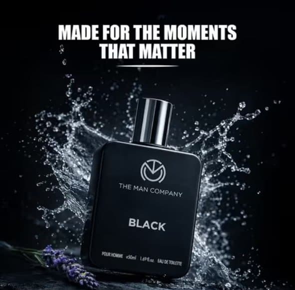 🔥 THE MAN COMPANY Black Eau De Toilette for Men (50ml) 🖤✨