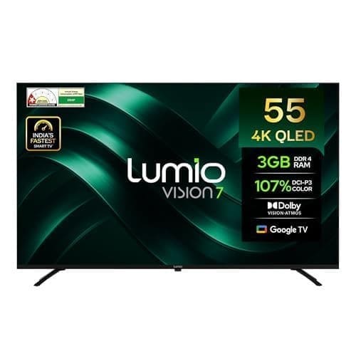 🛒 Lumio Vision 7 139 cm (55 inches) 4K Ultra-HD Smart QLED Google TV FTW3-ADSG