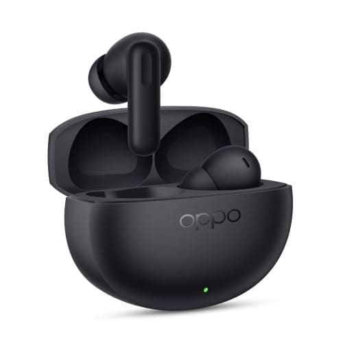 🛒 Oppo Enco Air 5 True Wireless Noise Cancelling Earbuds with 52dB Real time ANC,Upto 54Hrs Playtime,Triple-Mic AI Clear Call,Low Latency,Fast Charging.(Midnight Black)