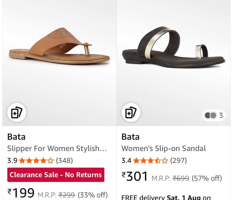 Bata Women Footwears Starts @199