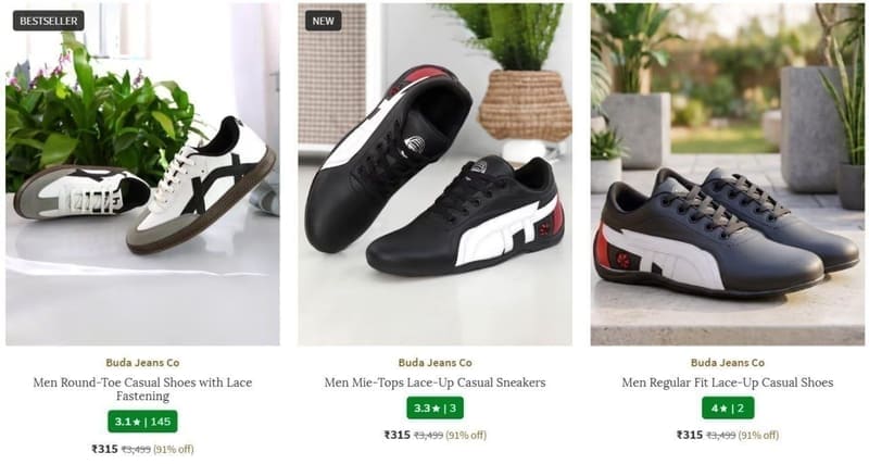 AJIO : Upto 92% Off On Buda Jeans.