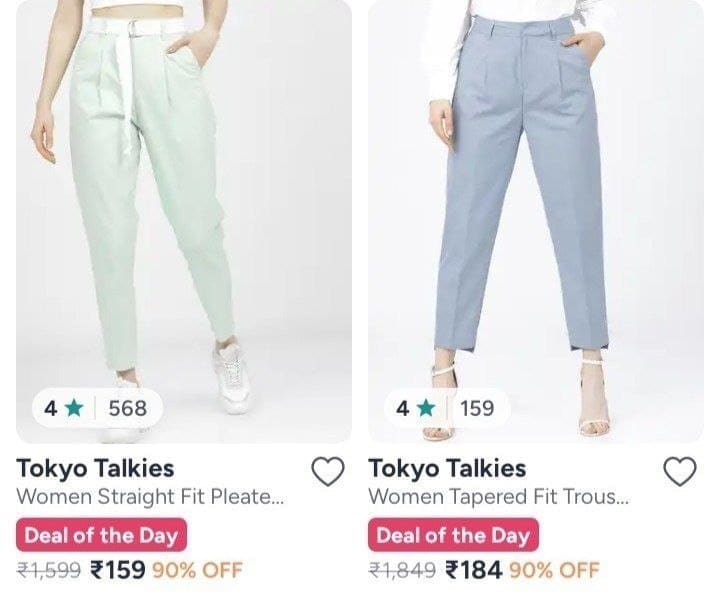 Women's Trouser @ ₹159