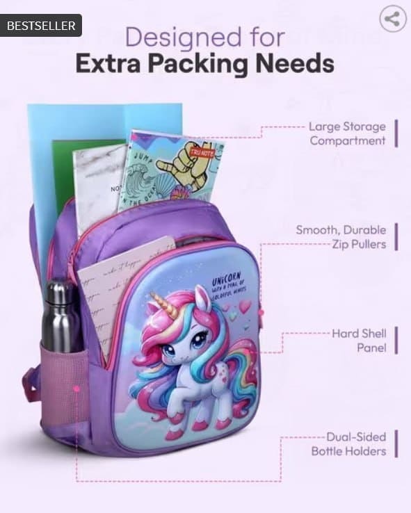 🎒 PRIORITY Boys Hard Shell School Backpack Combo (29L) 🎒