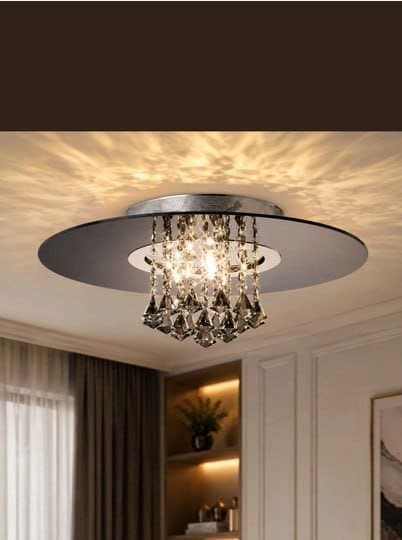 💡 Stello Silver-Toned Textured Contemporary Ceiling Lamp ✨