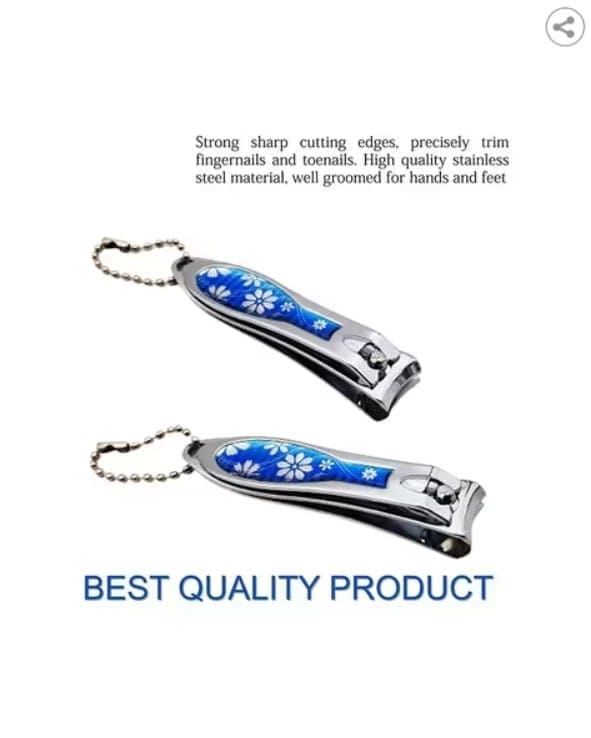 ✂️ MAJESTIQUE Curved Wide Nail Clipper 💅✨