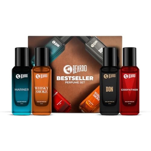BEARDO Perfume Giftset For Men, 20ml x 4 | Whisky Smoke, God...