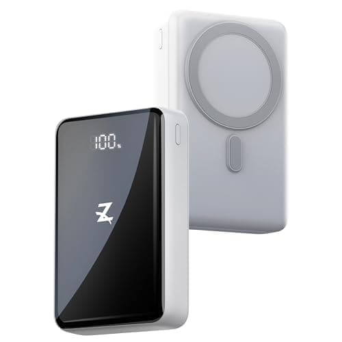 🛒 Z Plus MagZap 2.0 20000mAh Mag-Safe Power Bank - 15W Magnetic Wireless Charging, 22.5W USB-C PD Fast Charge Battery Pack with LED Display, Compatible with iPhone 17 Pro Max, 16, 15, 14, & Qi Devices