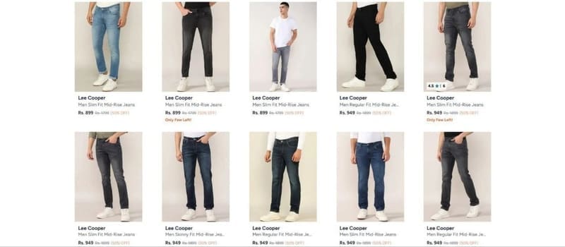 Lee Cooper Jeans 50% off