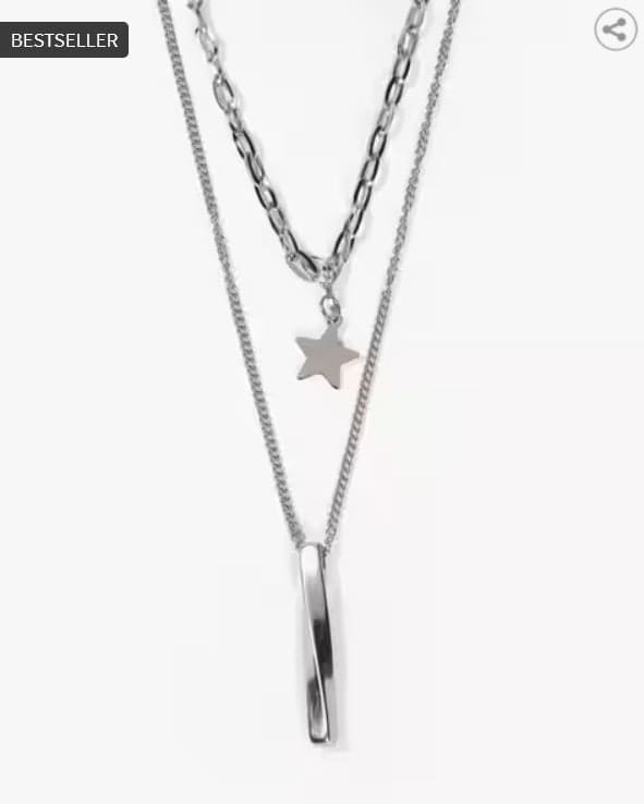 🔥 YOUSTA Men's Silver-Plated Necklace ✨
