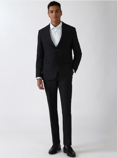 🔥 Peter England Elite Slim-Fit Two-Piece Formal Suit 🤵✨