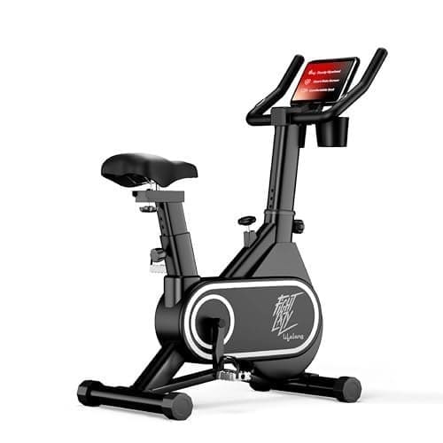 🛒 Lifelong Fit Pro Spin Fitness Bike with 7Kg Flywheel, Adjustable Resistance & Heart Rate Sensor for Fitness at Home Workouts|Max Weight Capacity: 120 kg (LLSBB50, Black)