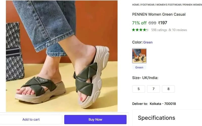 🔥  Women's Casuals @ ₹197