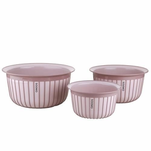 Amazon brand - Solimo Plastic Linea Containers without Lid F...