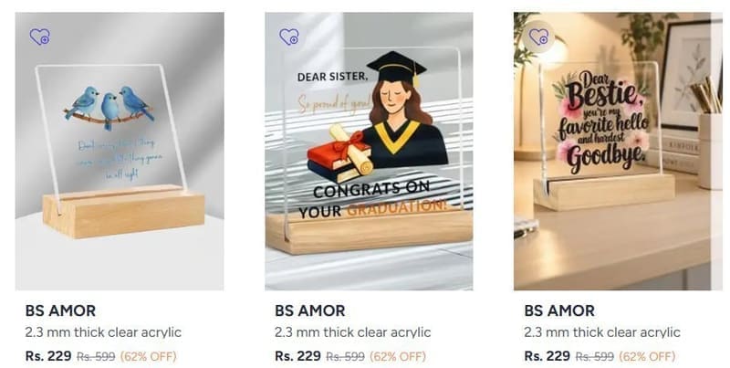 Myntra | Buy BS AMOR showpieces starting at Rs 300/-