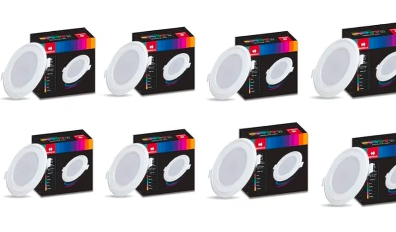 Havells Polycarbonate Luna 6W Downlight Pack of 8 @654