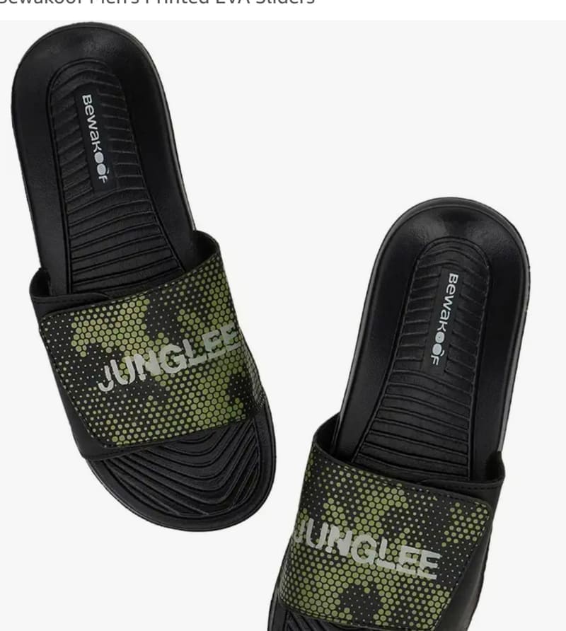 Bewakoof Men's Printed Sliders @340.