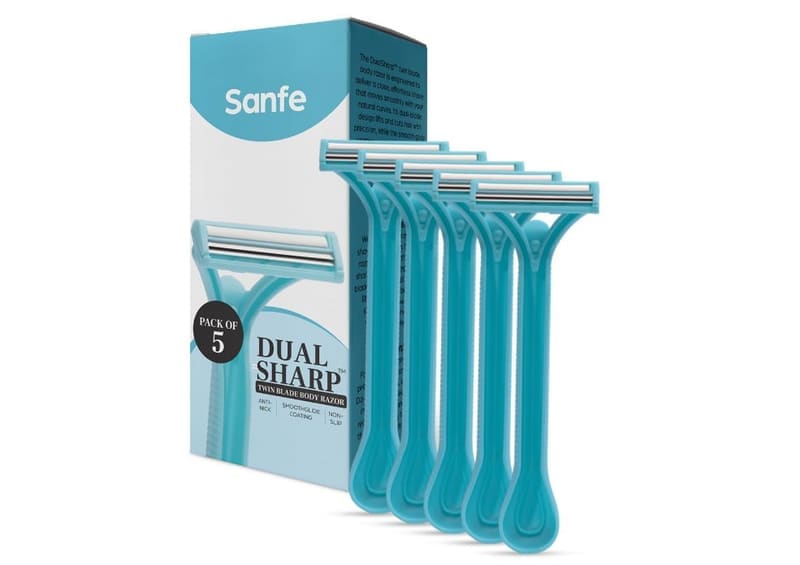 Amazon |   Sanfe Razors for Women - Pack of 5 @ ₹94