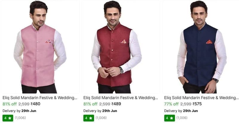 Men&Readymade Blazers From ₹480