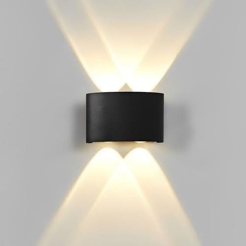 🛒 Gesto 4W Waterproof Led Wall Light for Home Decoration – Up Down 2-Way LED Wall Lamp | IP65 Outdoor Fancy Wall Lights for Balcony,Gate,Elevation,Garden,Patio | Decorative Wall Mount Light -Pack of 1