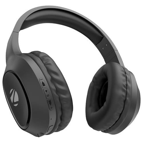 🛒 ZEBRONICS Thunder Neo (2026 Upgrade) Wireless Headphone, BT v6.0, True 50hrs Playback, 40mm Driver, ENC, Rapid Charge, Gaming Mode, Dual Pairing, 3 EQ Modes, AUX, Voice Assistant (Black)