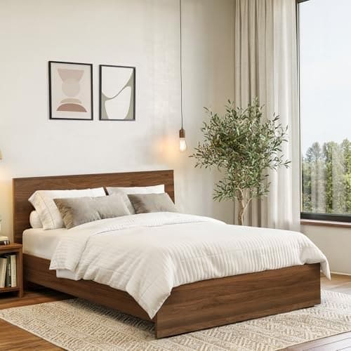 ABOUT SPACE Bed - (80 x 62 inches) Queen Size Bed Without St...
